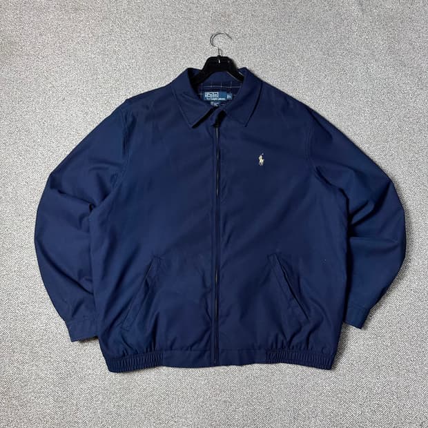 폴로 폴리쉘 블루종자켓