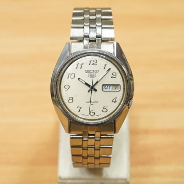 80s 세이코 5 아라비안 인덱스  7009-8270-p 오토매틱 시계