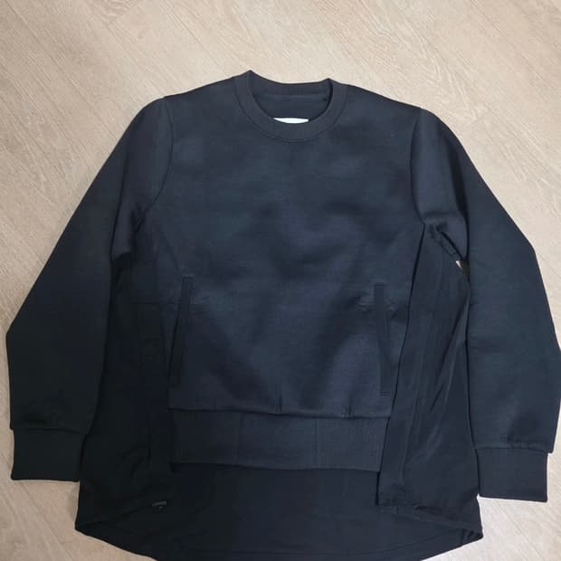 코오롱 세이신 세미오버핏 레이어드 맨투맨