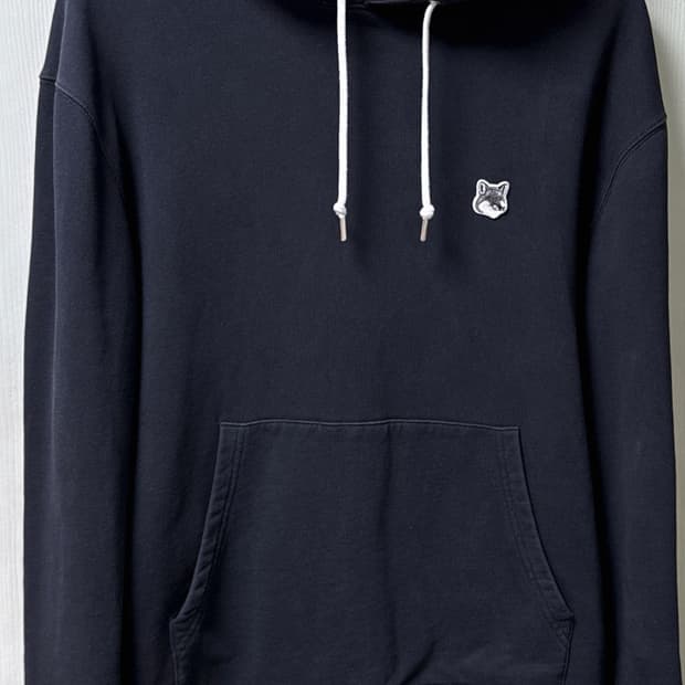 메종키츠네 코튼 후드티