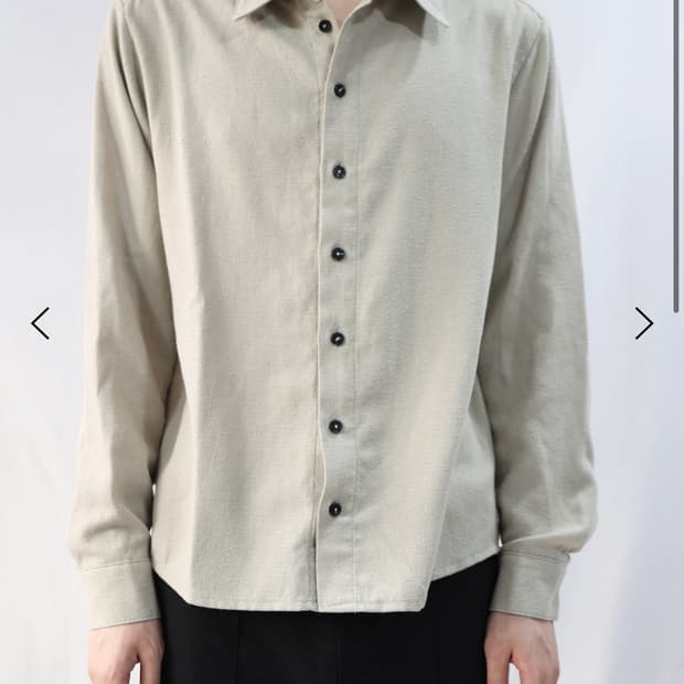 les seim tailored shirt beige
