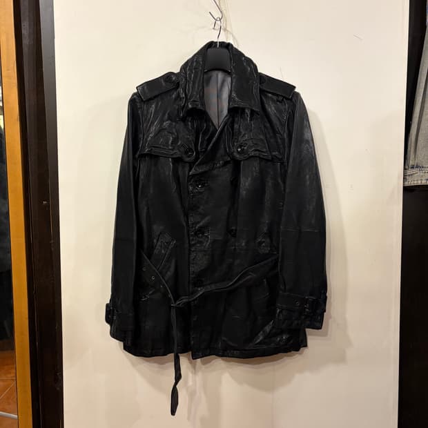 램스킨 가죽코트 