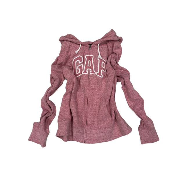 Gap pink hooded zip up
