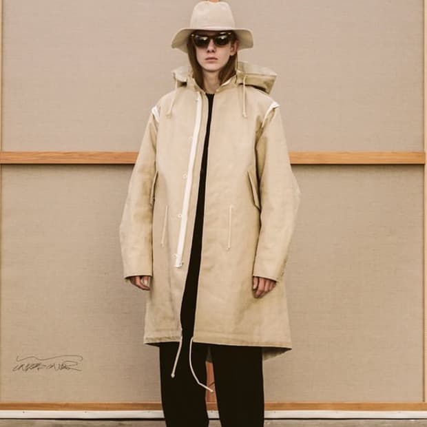 언더커버 2021 AW 캔버스 피시테일 파카