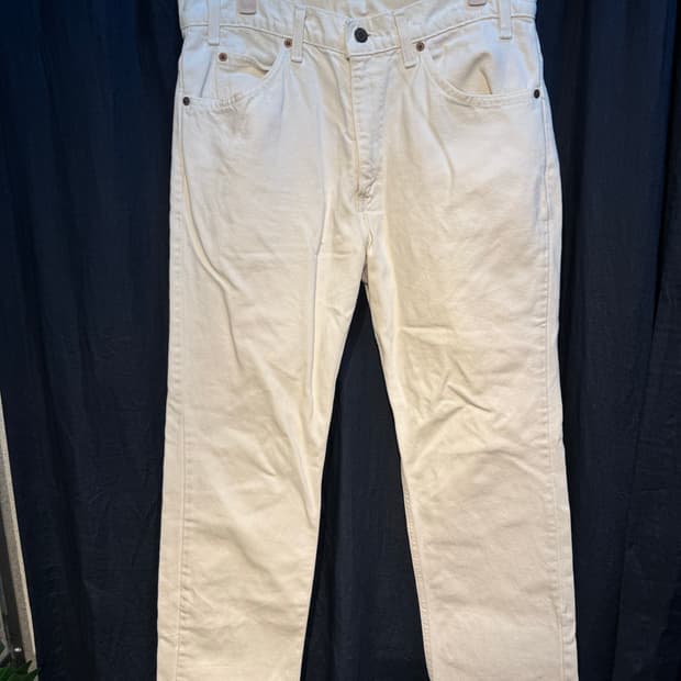 (30) 리바이스 흰색 데님팬츠