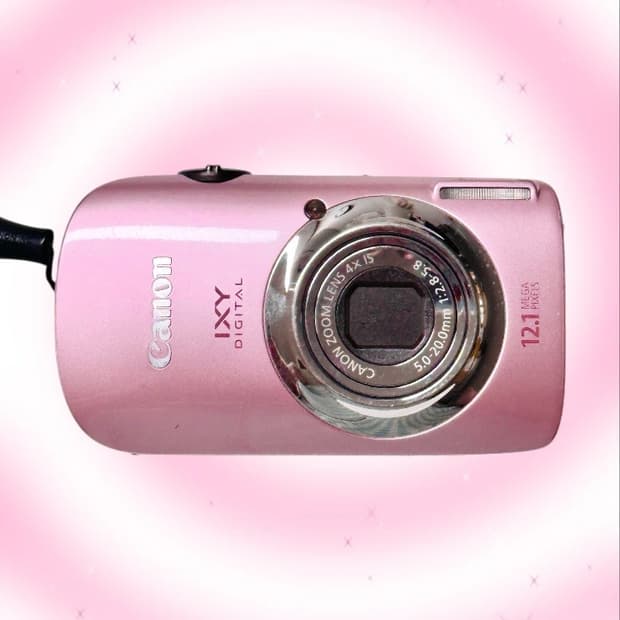 빈티지 디카 캐논 익시 510IS 핑크