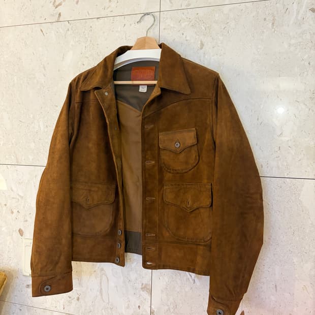 더블알엘 rrl 러프아웃 스웨이드 자켓 S