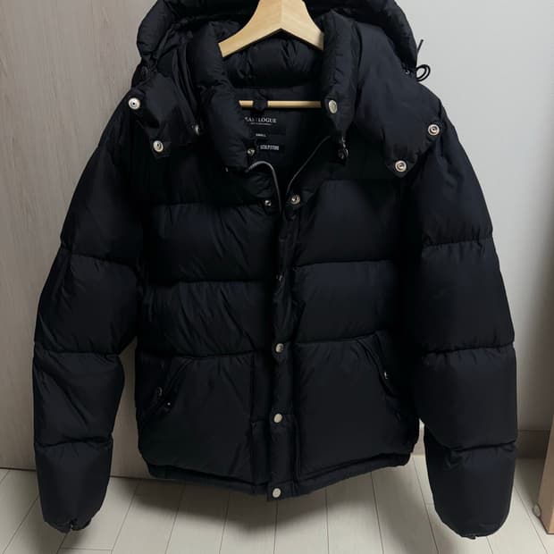 이스트로그x스컬프 스토어 솔 마운틴 파카 블랙 S