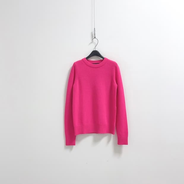 넘버 프로젝트 크루넥 니트