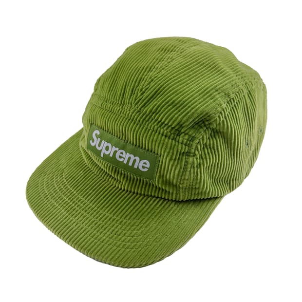 슈프림 코듀로이 캠프캡 그린