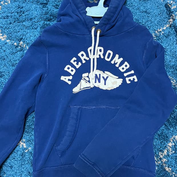 아베크롬비 블루 후드집업