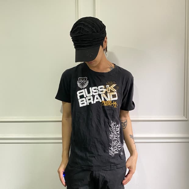 [Rusk K] Y2K Print Tee