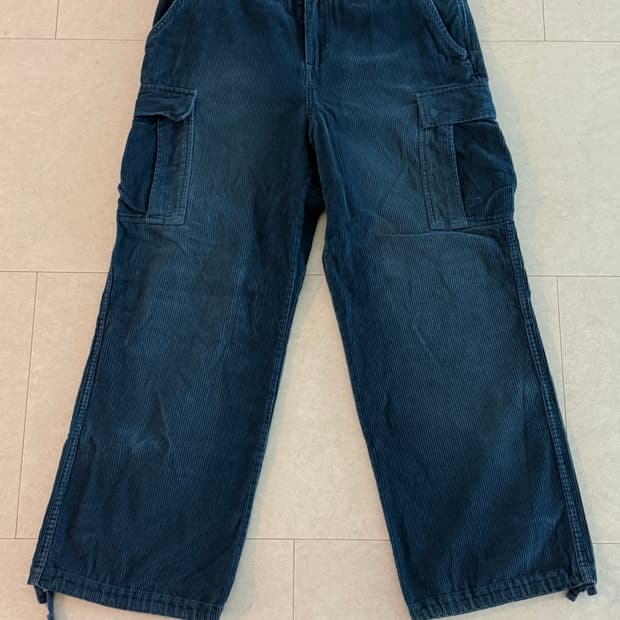 (XL) 블랙아웃 코듀로이 팬츠