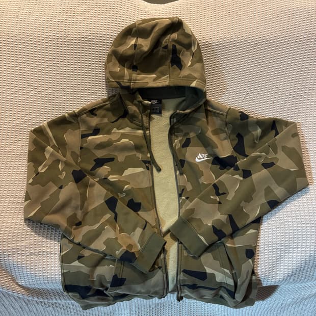 나이키 카모 후드집업 XXL 110 
