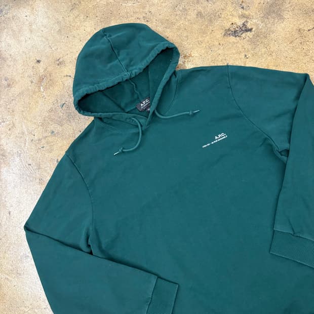 [정품/XXL] A.P.C. 아페쎄 로고 후드티 b17