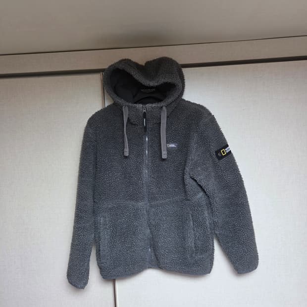 내셔널 지오그래픽  플리스후드자켓 L