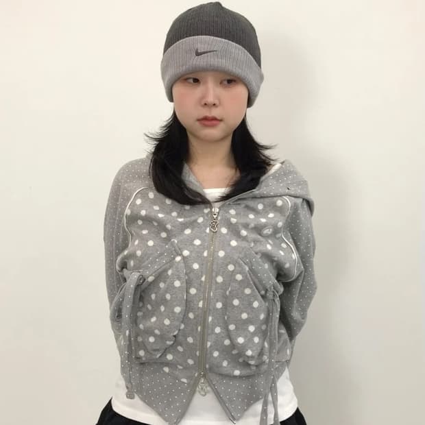 00's Nike Swoosh Two Tone Beanie