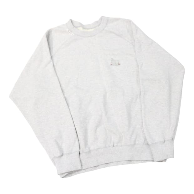 Papas 파파스 빈티지 래글런 로고 그레이 맨투맨 (L)