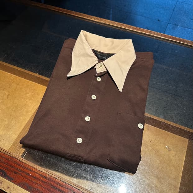 70s USA JC Penney 빈티지 카라 티셔츠