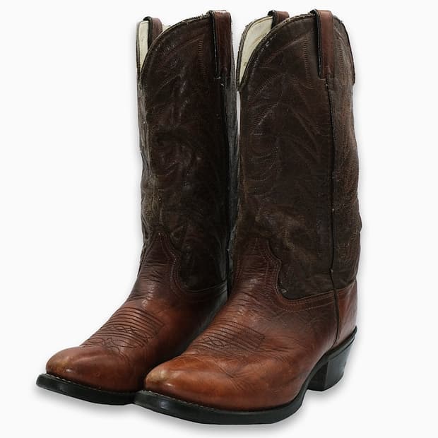 빈티지 듀랑고(DURANGO) 웨스턴 레더 부츠 9D270 BT27005