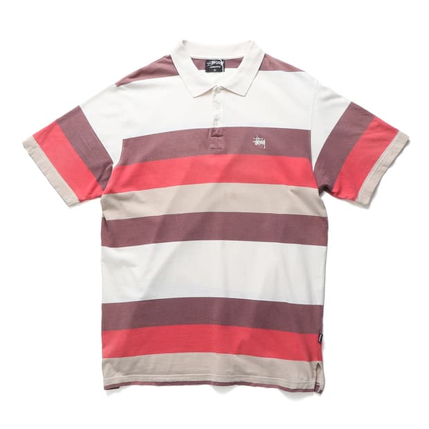 스투시 STUSSY 00s Border Polo T-shirt