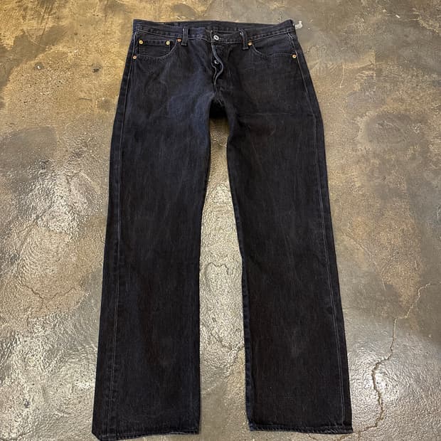 Levis 리바이스 501 W36 L32 블랙진