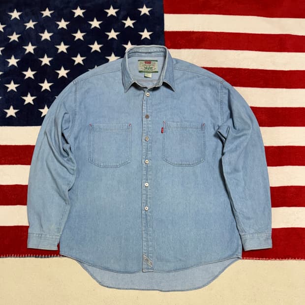 리바이스 연청데님셔츠 Levi’s Denim Shirt [XL] 빈티지