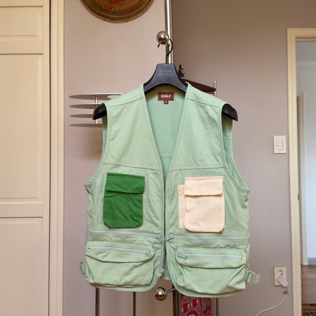 골프왕 Golf Wang Utility Vest