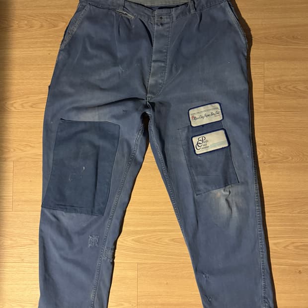 70s 빈티지 프랜치 워크 팬츠