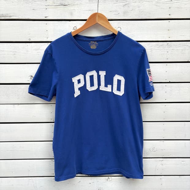 Polo 폴로 성조기 반팔 티셔츠