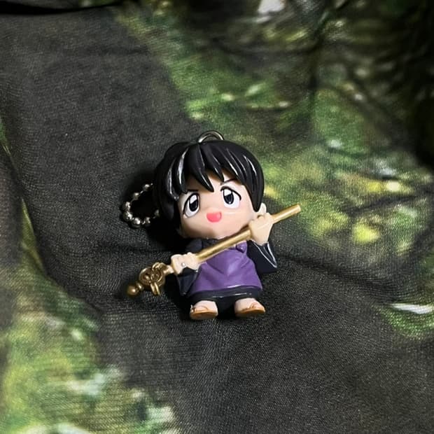 이누야샤 고전 미륵 피규어 키링