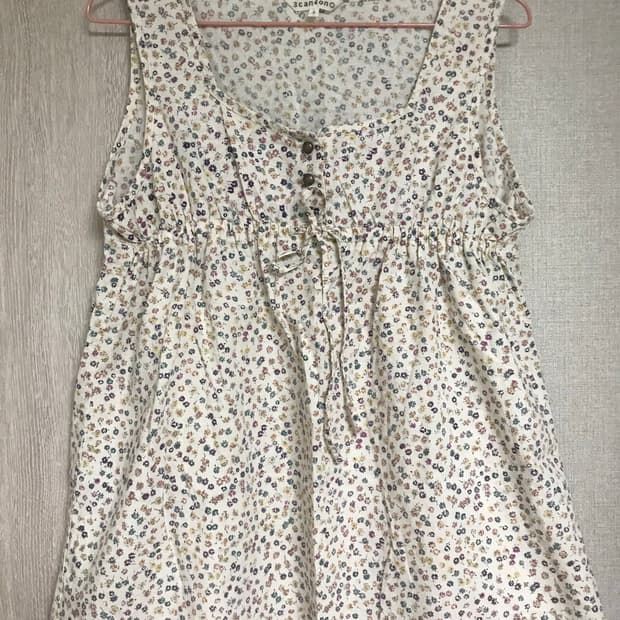 샤포레 빈티지 모리걸 잔꽃 슬리브리스