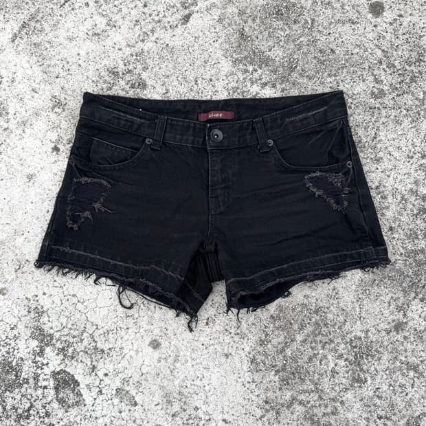 Basic black shorts