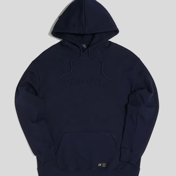 위캔더스 엠보 로고 후드티 M