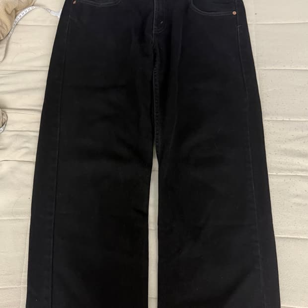 리바이스 550 블랙 데님 34