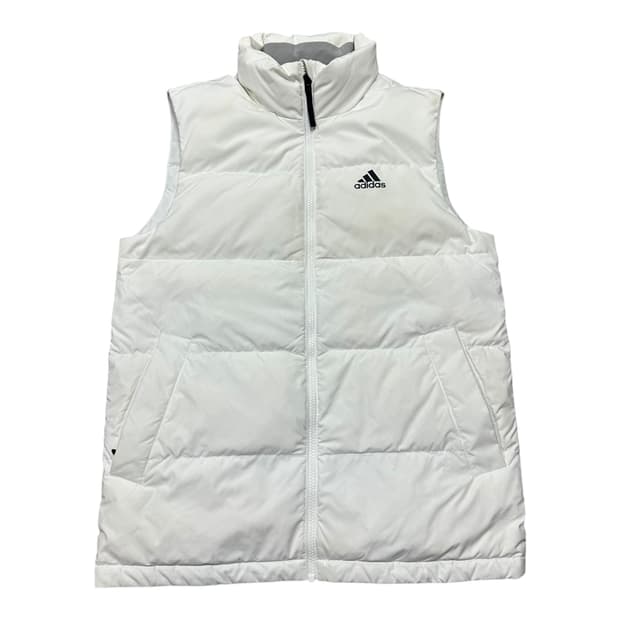 ✨ (바배) 아디다스 화이트 덕다운 베스트 패딩 