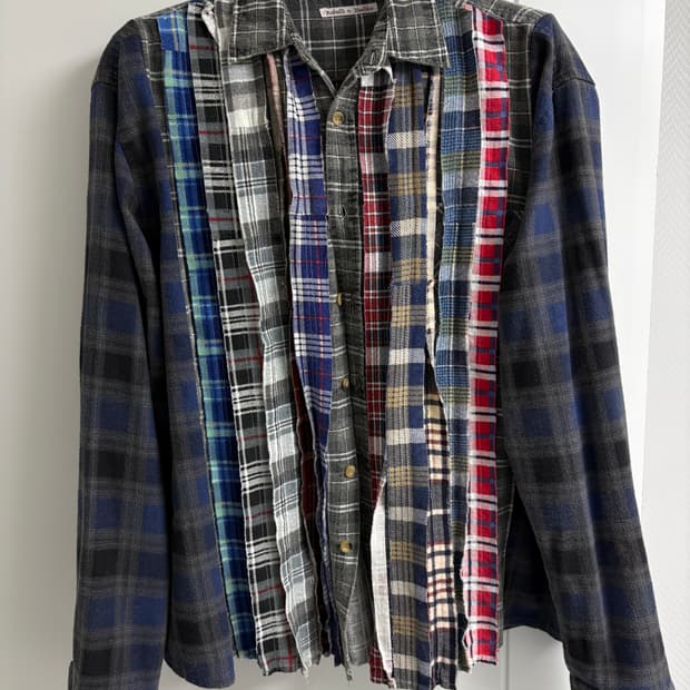 리빌드 바이 니들스 리본셔츠