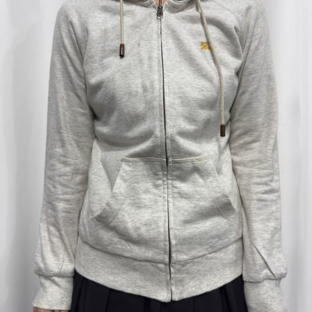 burberry blue label reverseible hood zip