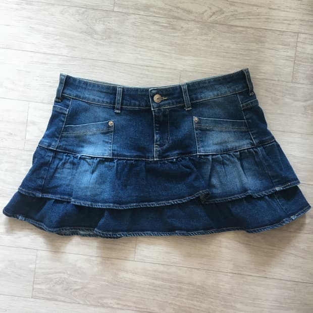 밍가런던 데님 스커트