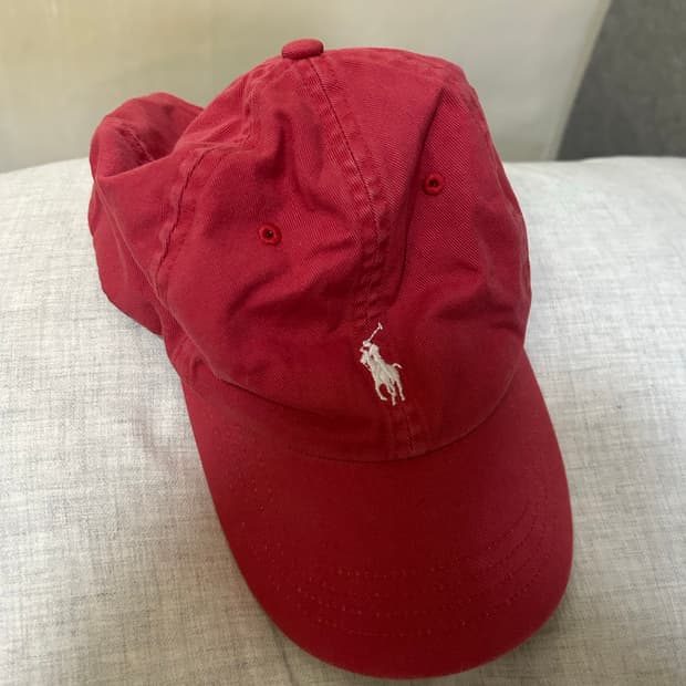 폴로 핑크 볼캡
