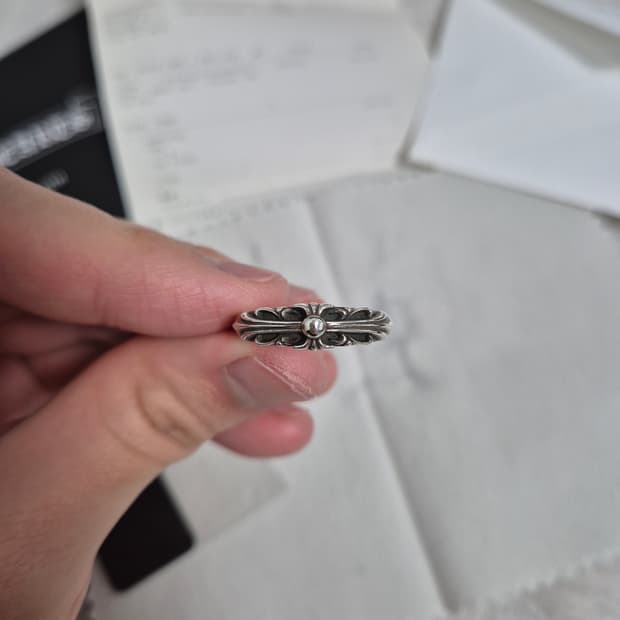 크롬하츠 베이비 플로랄 링 US9