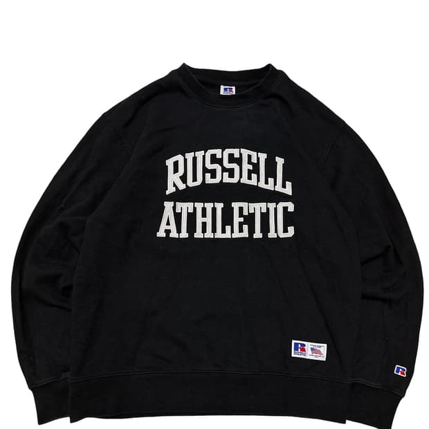 러셀 Athletic 컬리지 로고 맨투맨