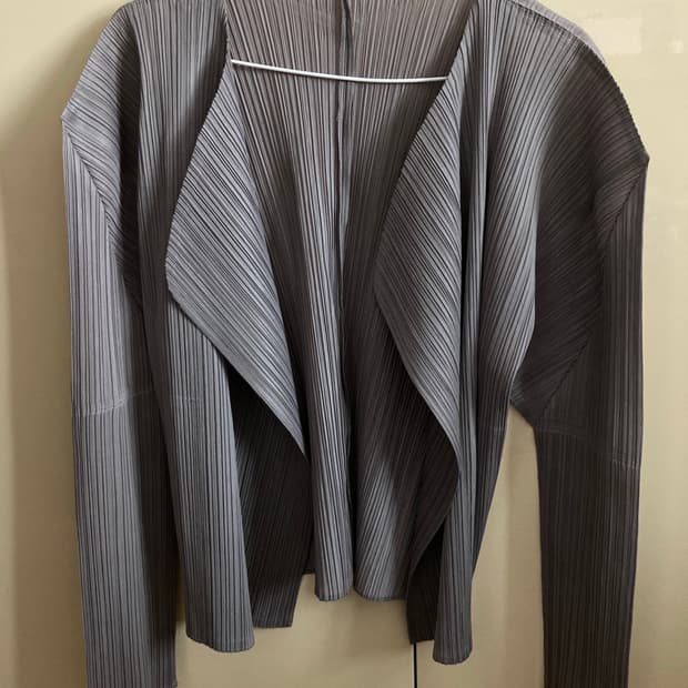 Pleats please 가디건