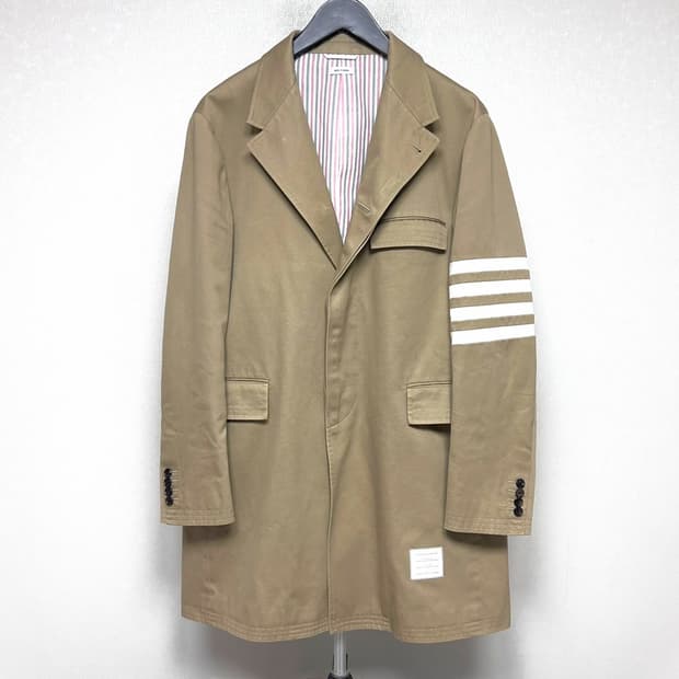 [105] 톰브라운 체스터필드 사선 코트