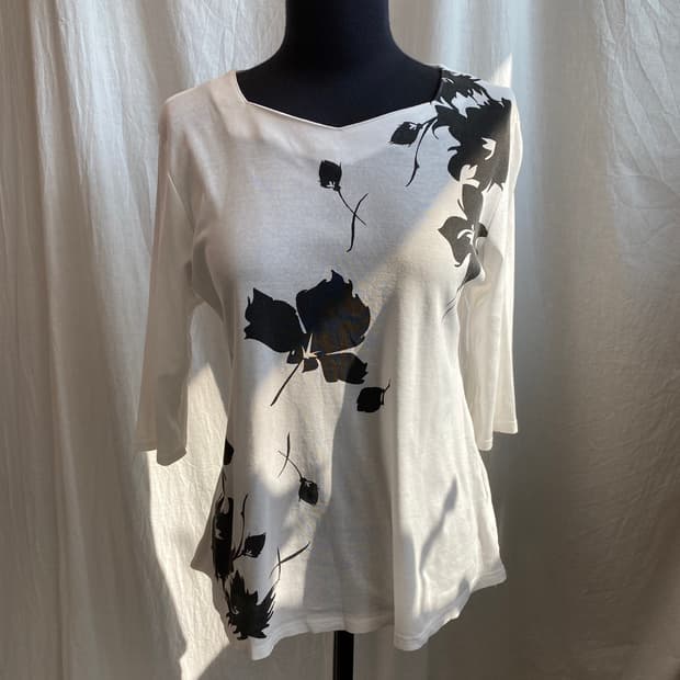 화이트 플라워 6부탑(M-L)