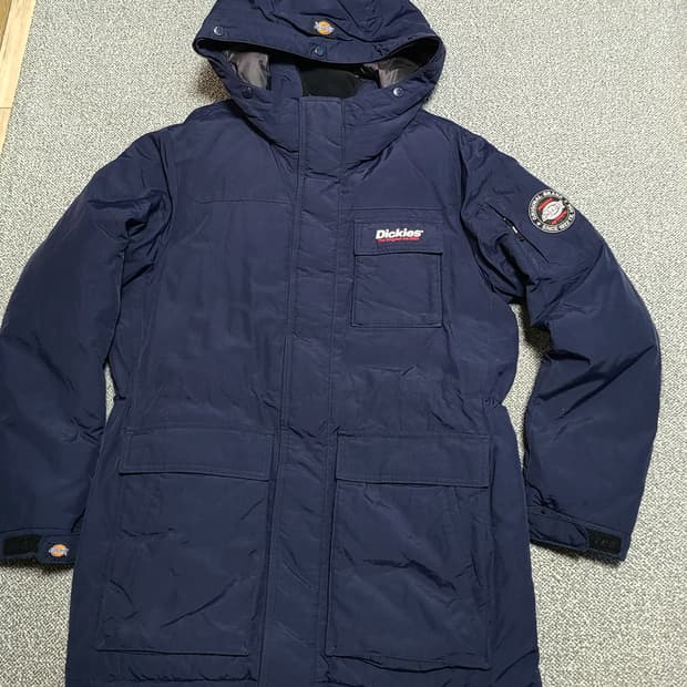 디키즈 네이비 폴리패딩 S-M