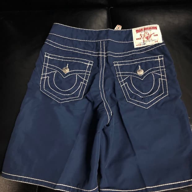 트루릴리젼 버뮤다팬츠 스윔팬츠 네이비
