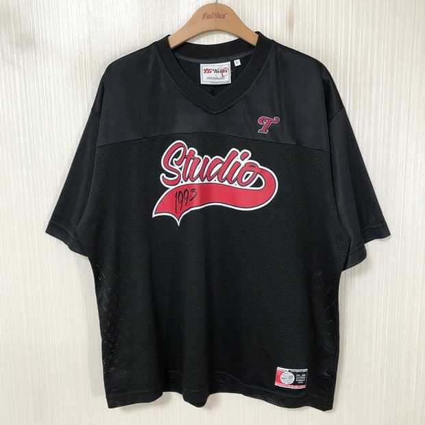 KBO LG트윈스X1993스튜디오 메쉬 져지 티셔츠 블랙 L