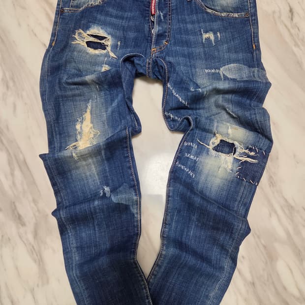 디스퀘어드 디스트로이드 데님팬츠