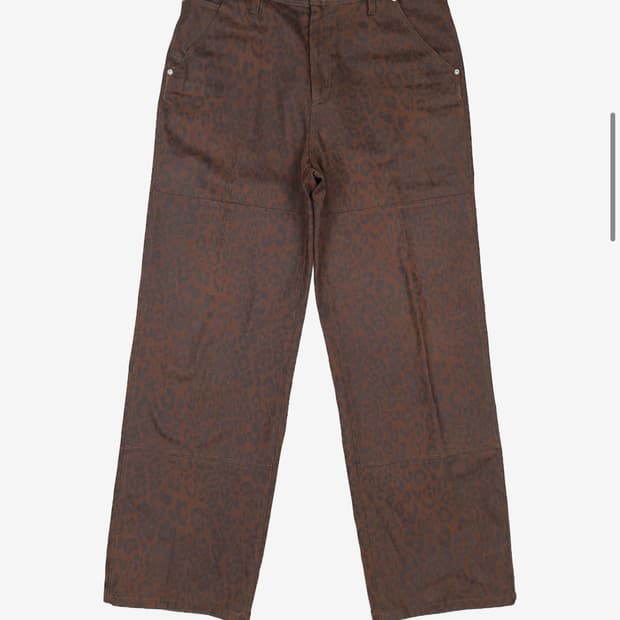 앤더슨벨 바마코 레오파드 팬츠